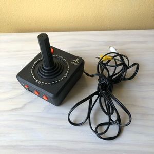 Atari Plug n Play Joystick Videogame Controller AV 10-in-1 Classic Games